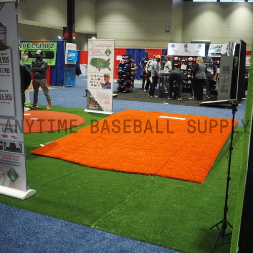 10 inch off field double portable bullpen pitching mound on display