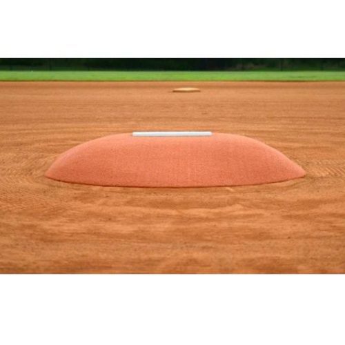 6 inch Portable Youth Game Practice Pitching Mound clay far view