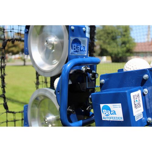 Bata 2 Pitching Machine Outside with Auto Feeder