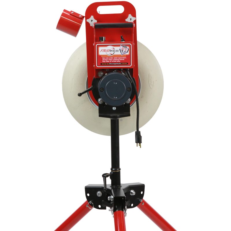 First Pitch Ace Pitching Machine for Baseball and Softball in Front View