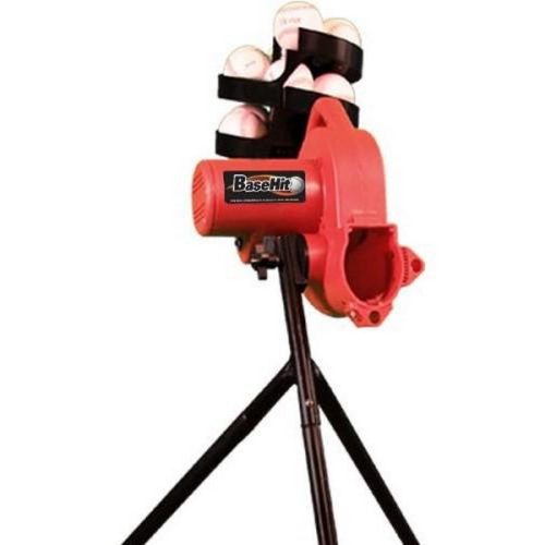 Heater Sports BaseHit Baseball Pitching Machine close up front view