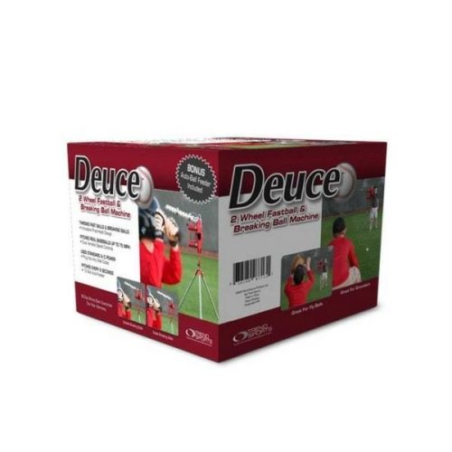 Heater Sports Deuce 75 MPH Baseball Pitching Machine Box Packaging