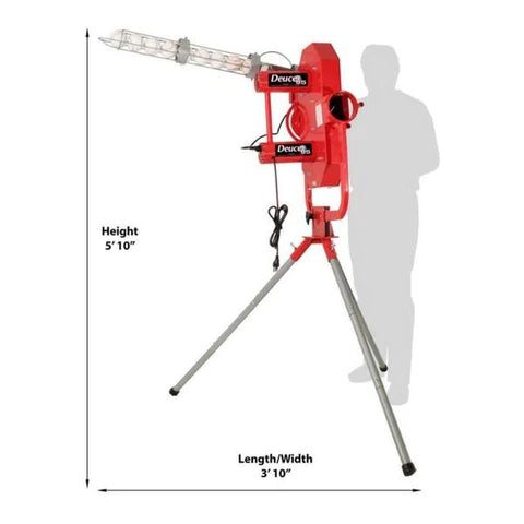 Heater Sports Deuce 95 MPH Baseball Pitching Machine Dimensions