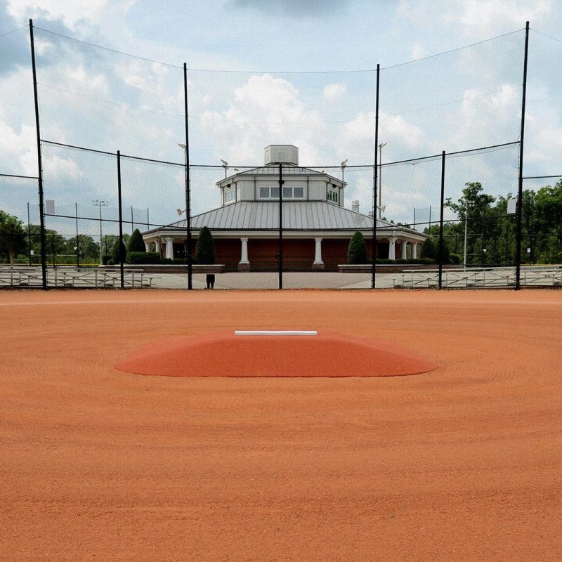 Little League 6 Portable Youth Game Pitching Mound clay far front view