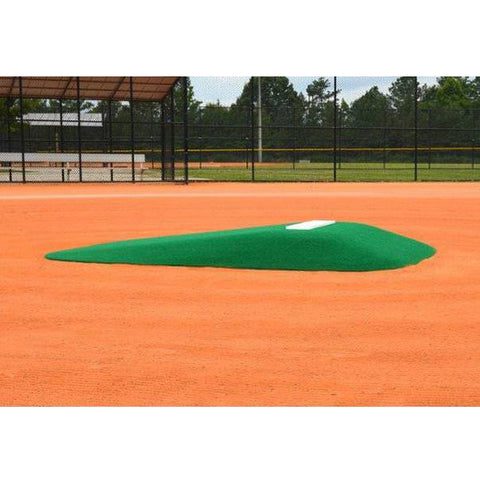 Portable 8" Youth Pitching Mound for Little League Left Side View