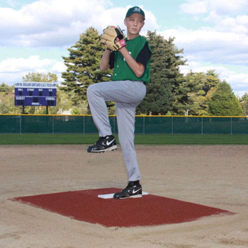 ProMounds 6 inch Bronco Youth League Game Pitching Mound clay color pitcher