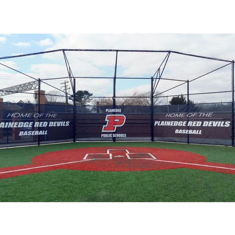 Baseball Fence Privacy Screen