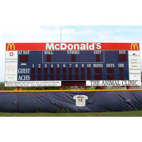 full size electronic scoreboard for baseball and softball 3328 mcdonalds