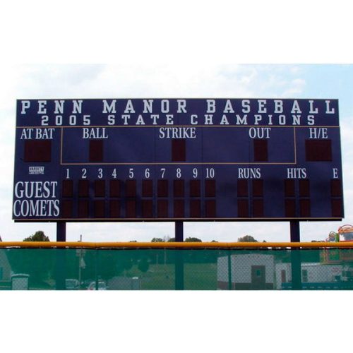 full size electronic scoreboard for baseball and softball 3328 penn manor baseball