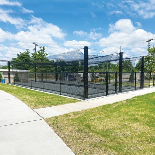 hercules outdoor commercial batting cage kit tandem