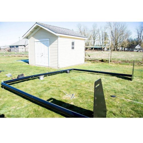 iron horse commercial batting cage system fame initial setup