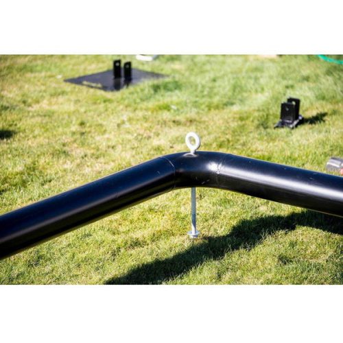 iron horse commercial batting cage system frame and brace