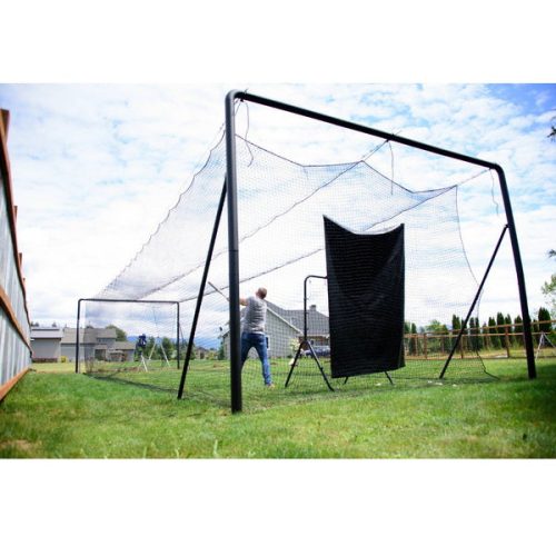 iron horse commercial batting cage system outdoor training