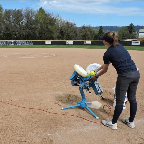 jugs bp3 pitching machine for softball used in practice