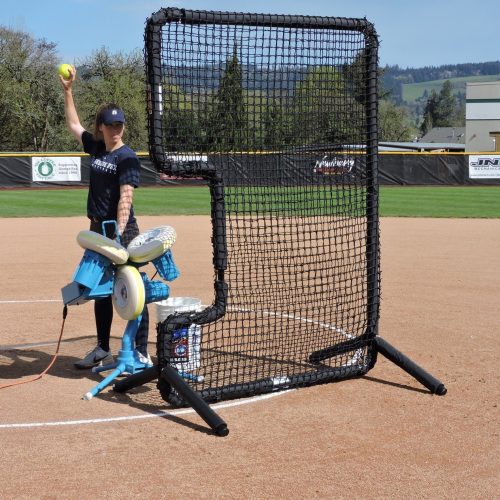 jugs bp3 pitching machine for softball with l screen