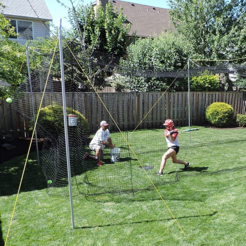 jugs hit at home complete backyard batting cagejugs hit at home complete backyard batting cage training