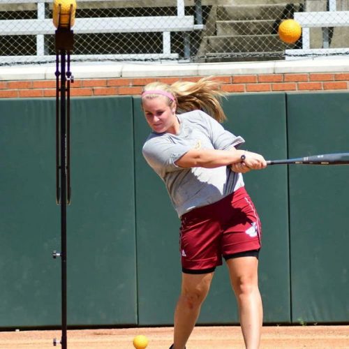 louisville slugger soft toss pitching machine batting tee palyer batting practice