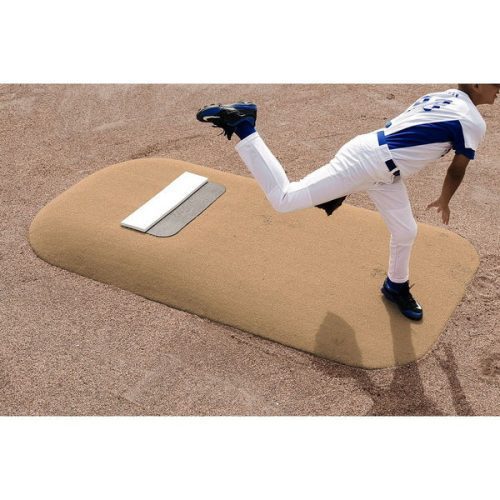 pitch pro 465 6 inch portable pitching moun for baseball top close up view