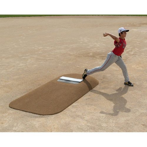 pitch pro 465 6 inch portable pitching moun for baseball with player pitching