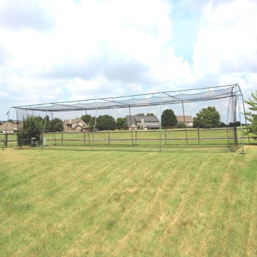 Slugger's Sanctuary Complete Backyard Batting Cage 30' - 70' 55' x 12' x 12'