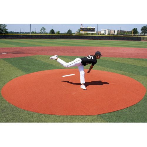 true pitch 318 g ncaa portable pitching mound with player