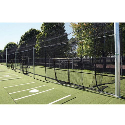 tuff frame pro outdoor batting cage close up side view